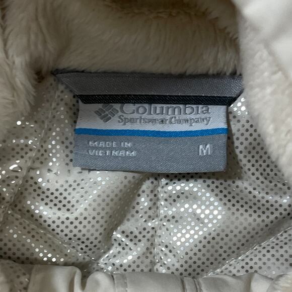 Columbia Jacket Womens Size M Omni-Heat Heavenly Hooded Extended Cuffs Flawed - Picture 4 of 13